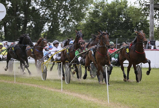 La piste de l'Hippodrome de La Réole