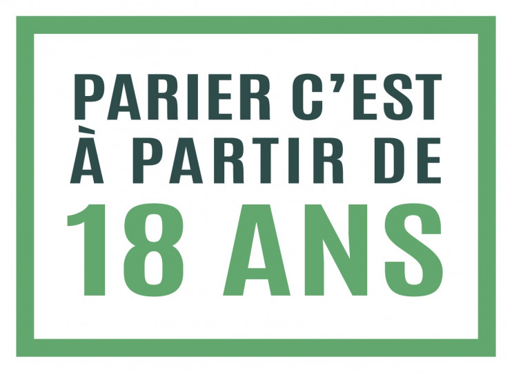 Parier c'est à partir de 18 ans 